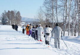 歩くスキー教室